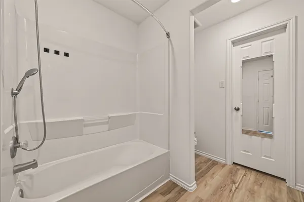 a view of small space with racks on the wall
