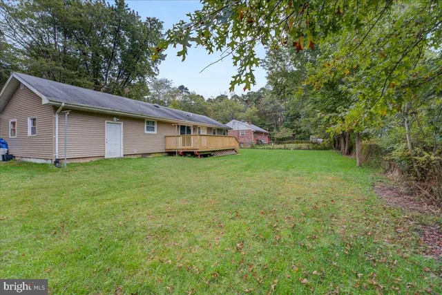 a view of house with backyard