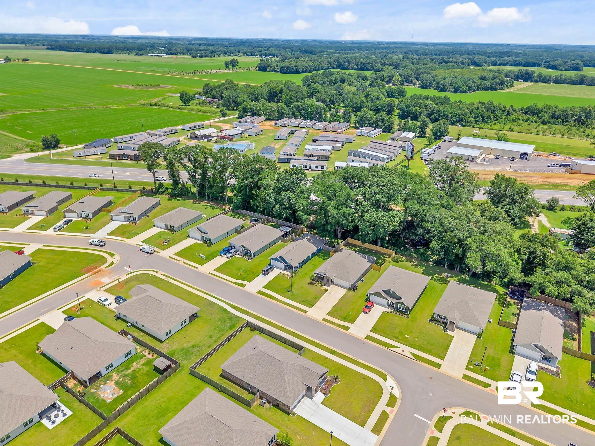 17217 REFLECTION Street Loxley, AL 36551 - Photo 79 of 83 Aerial view of residential area
