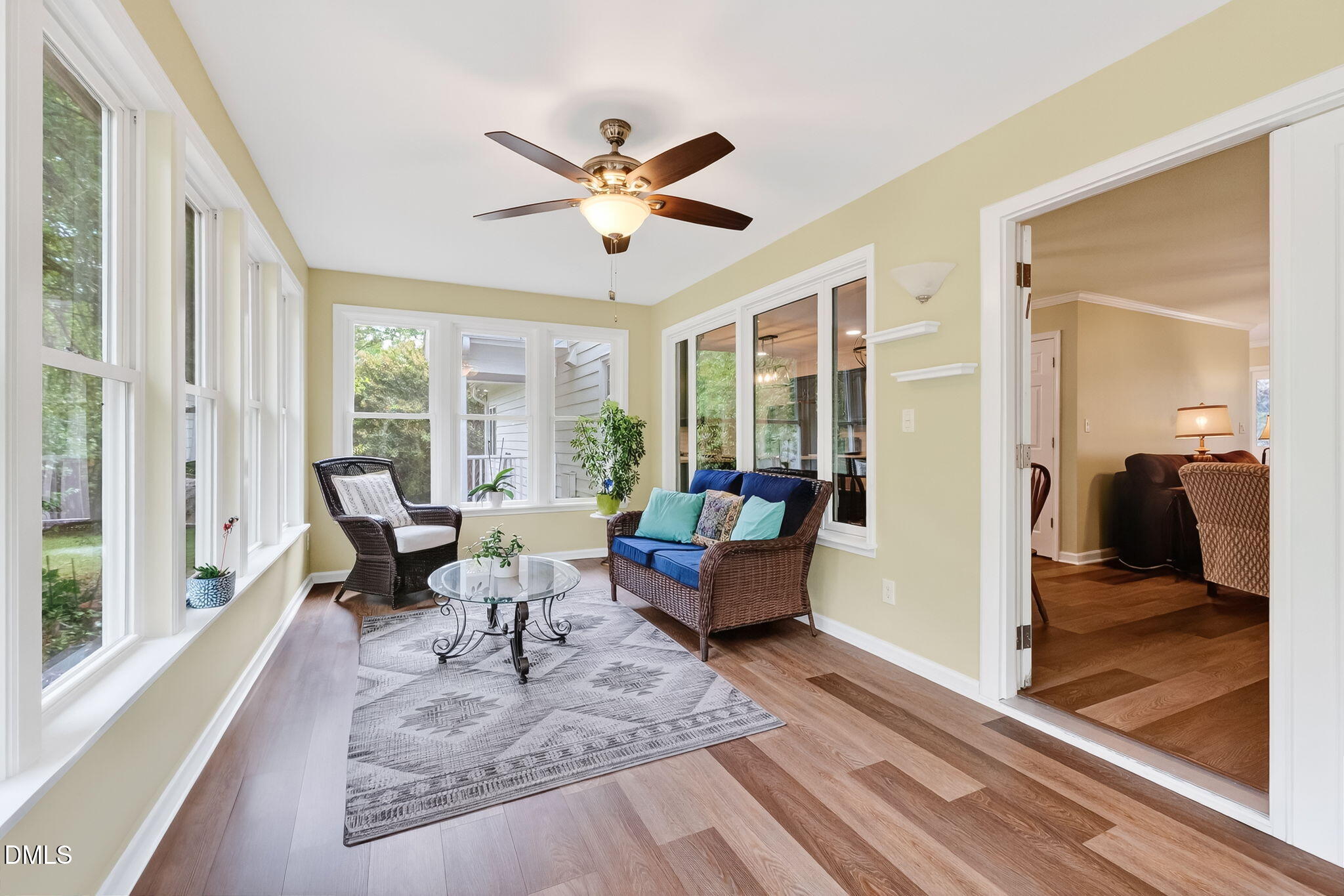 6009 Swales Way Raleigh, NC 27603 - Photo 49 of 59 a living room with furniture and a large window