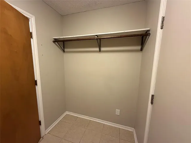 a view of a storage room