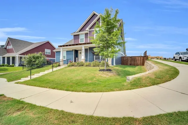a front view of house with yard