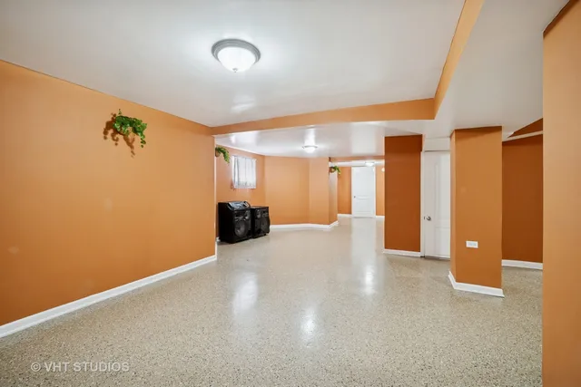 a view of a livingroom with a staircase