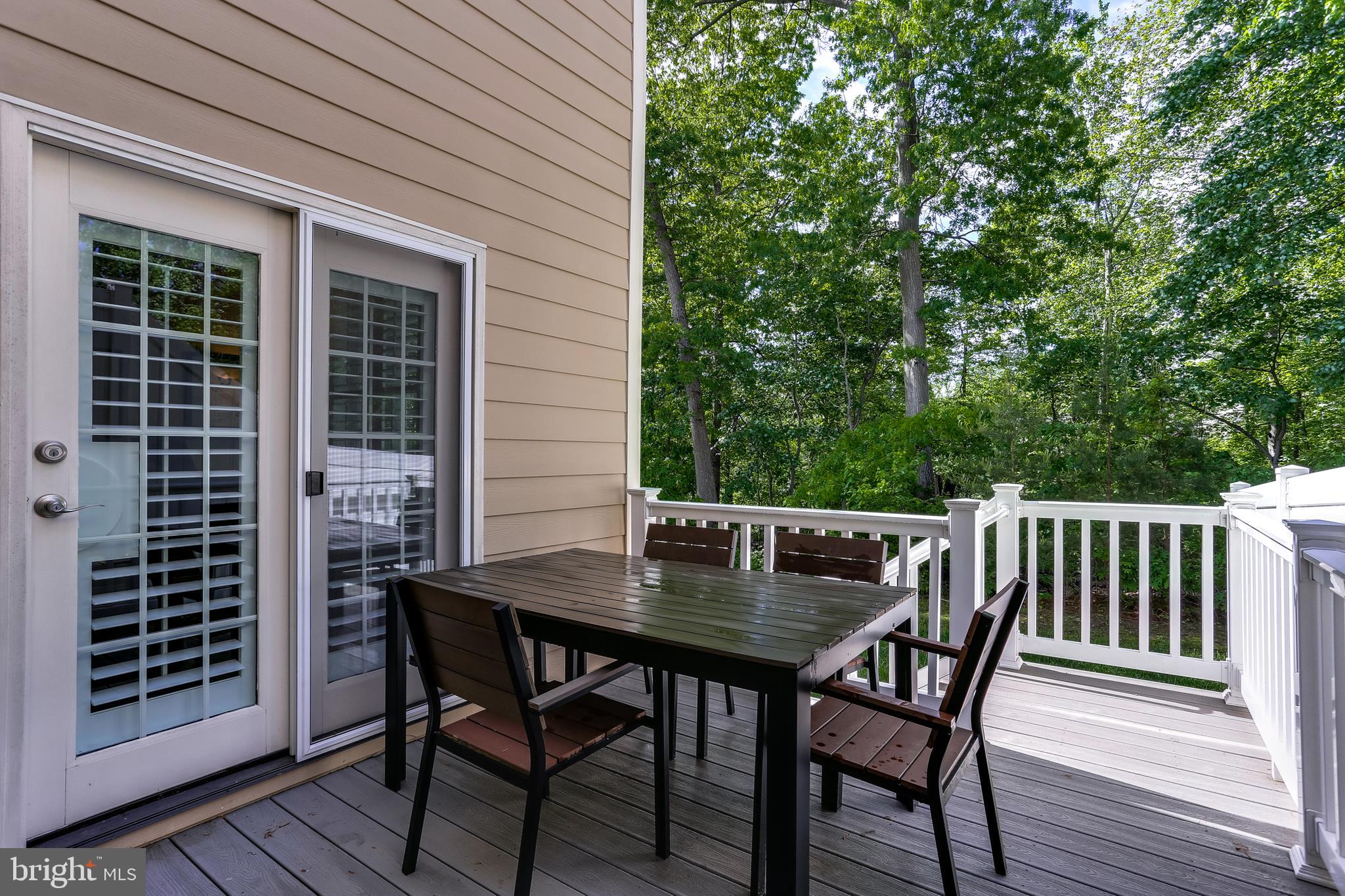 2265 Brimstone Place Hanover, MD 21076 - Photo 29 of 42 Quiet and Quaint Deck - Overlooking Trees