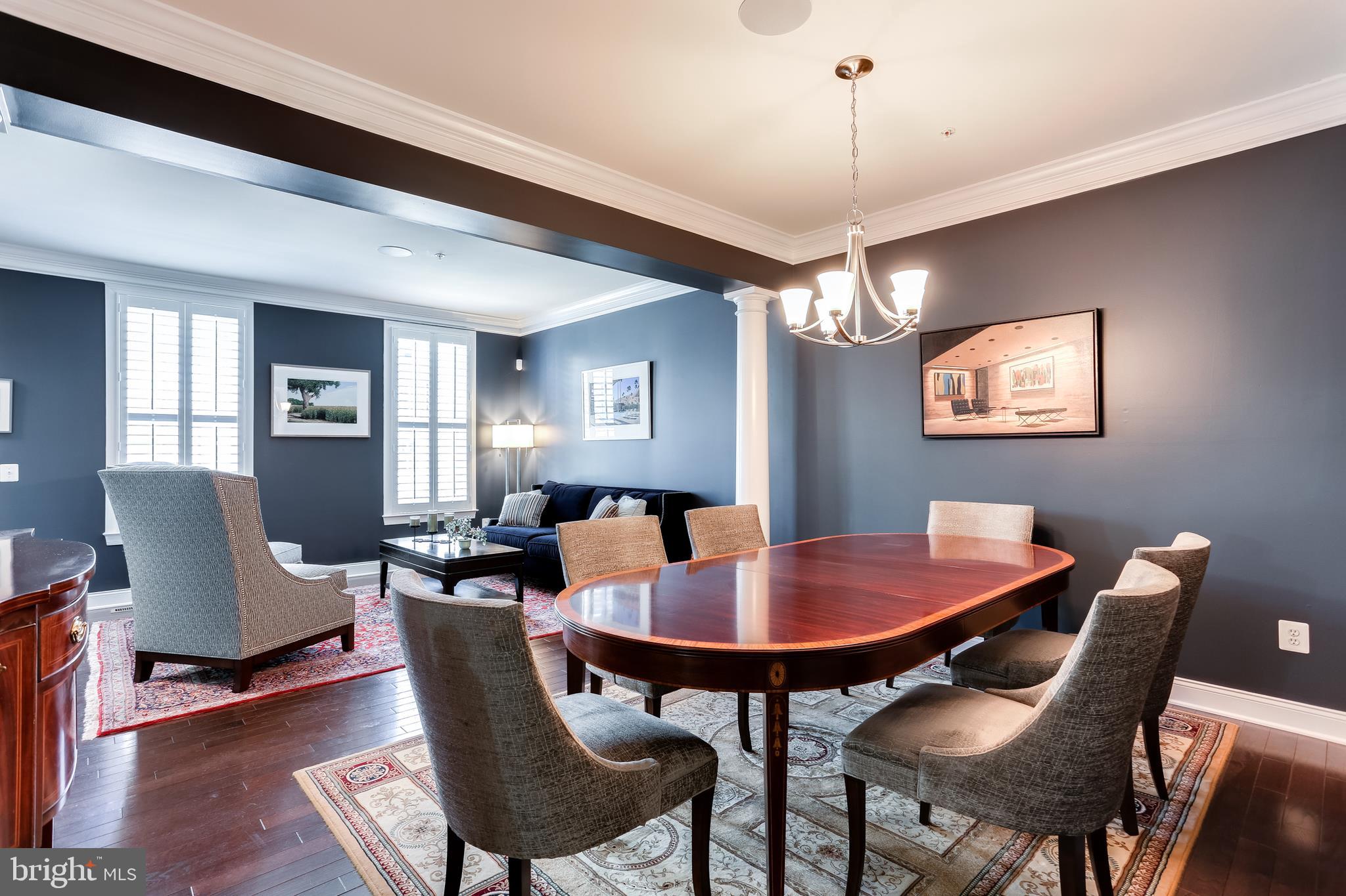 2265 Brimstone Place Hanover, MD 21076 - Photo 7 of 42 Living Room Open to the Dining Room