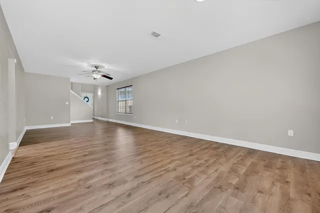 wooden floor in an empty room