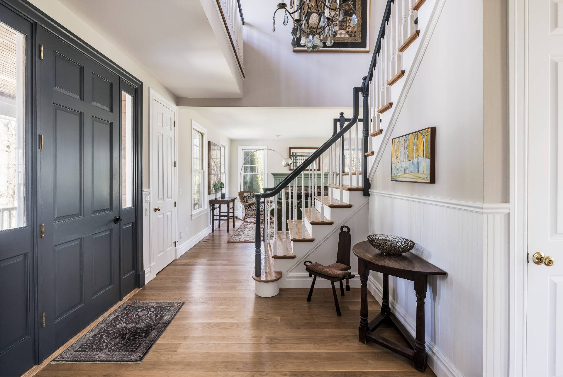9 Dering Lane East Hampton, NY 11937 - Photo 7 of 30 a view of entryway and hall with wooden floor