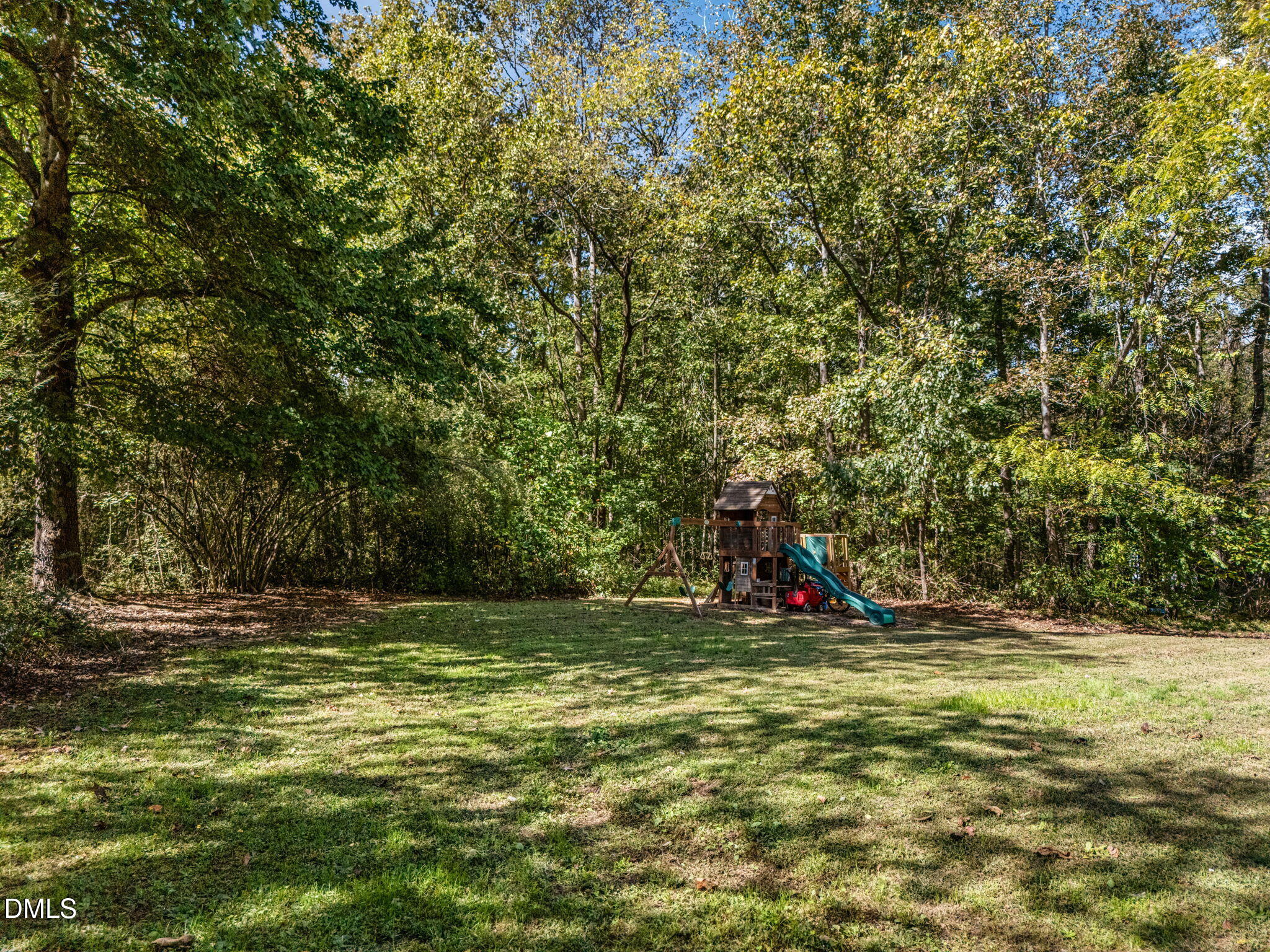 670 Tingen Mine Road Roxboro, NC 27574 - Photo 20 of 30 a view of outdoor space with deck and green space