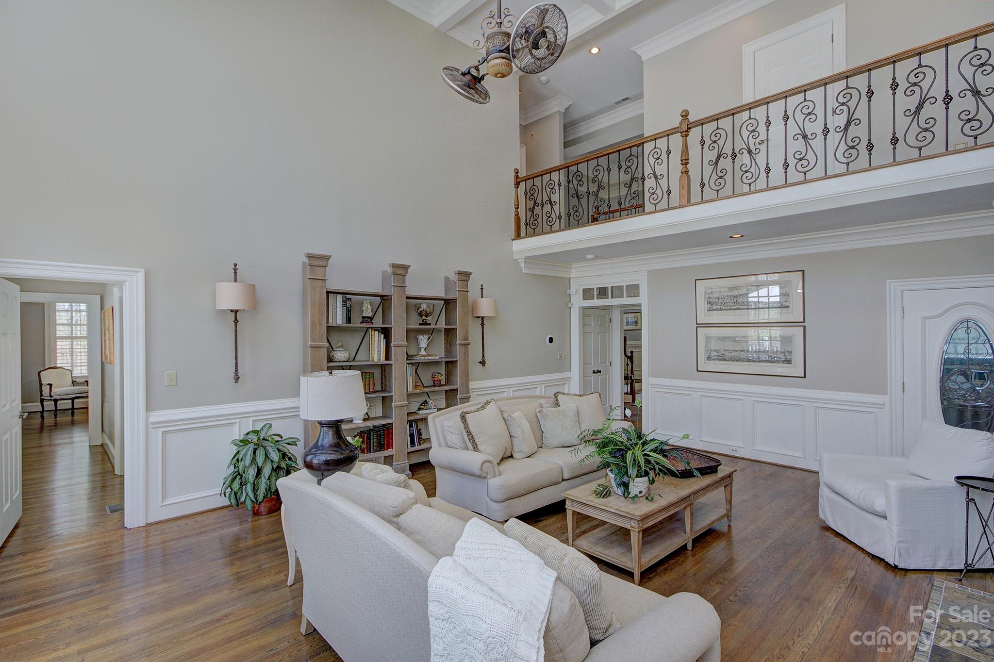 4500 Nora's Path Road Charlotte, NC 28226 - Photo 6 of 48 a living room with furniture and wooden floor