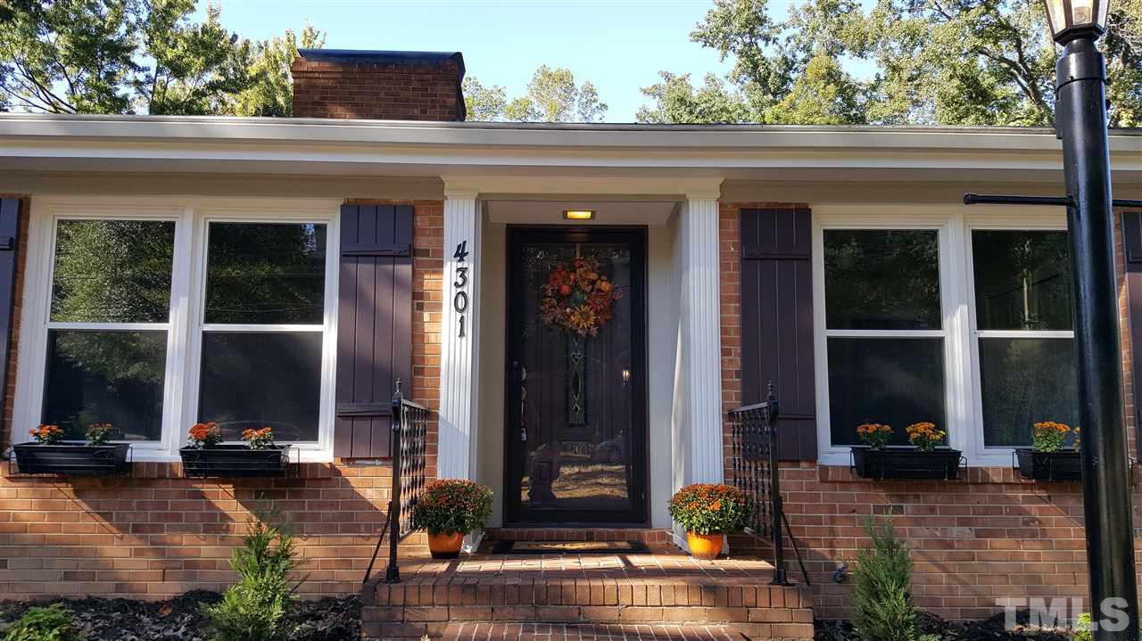 a view of a entryway door front of house