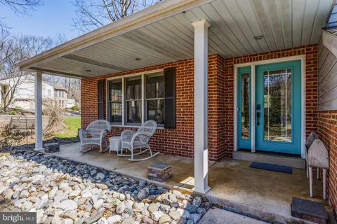 a view of a patio with a chairs in patio