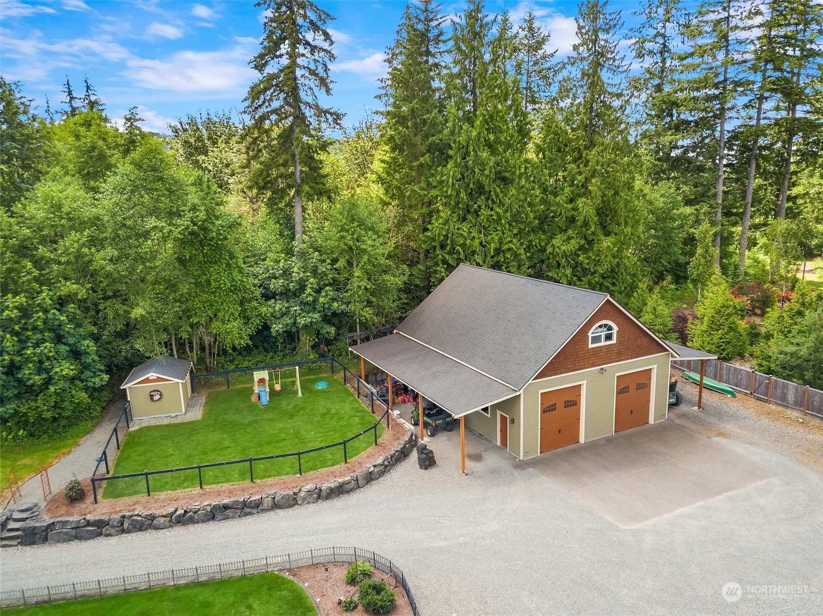 28831 Southeast 262nd Street Ravensdale, WA 98051 - Photo 30 of 40 an aerial view of a house