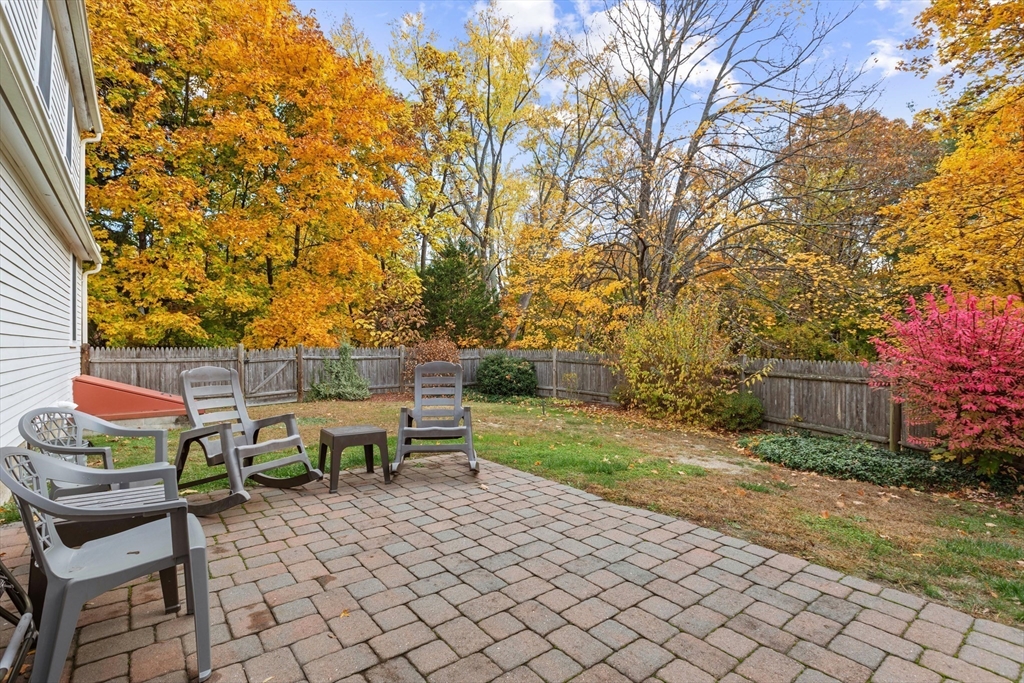 12 Hall Road Chelmsford, MA 01824 - Photo 25 of 32 a garden view with a seating space