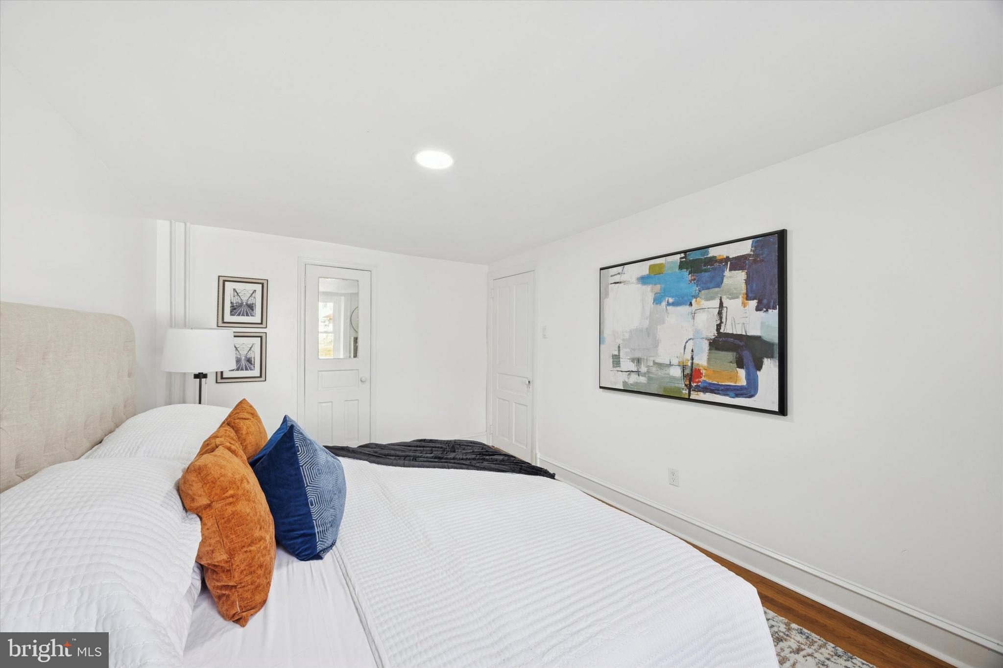 50 Blanchard Road Drexel Hill, PA 19026 - Photo 24 of 35 a bedroom with a bed and painting on the wall