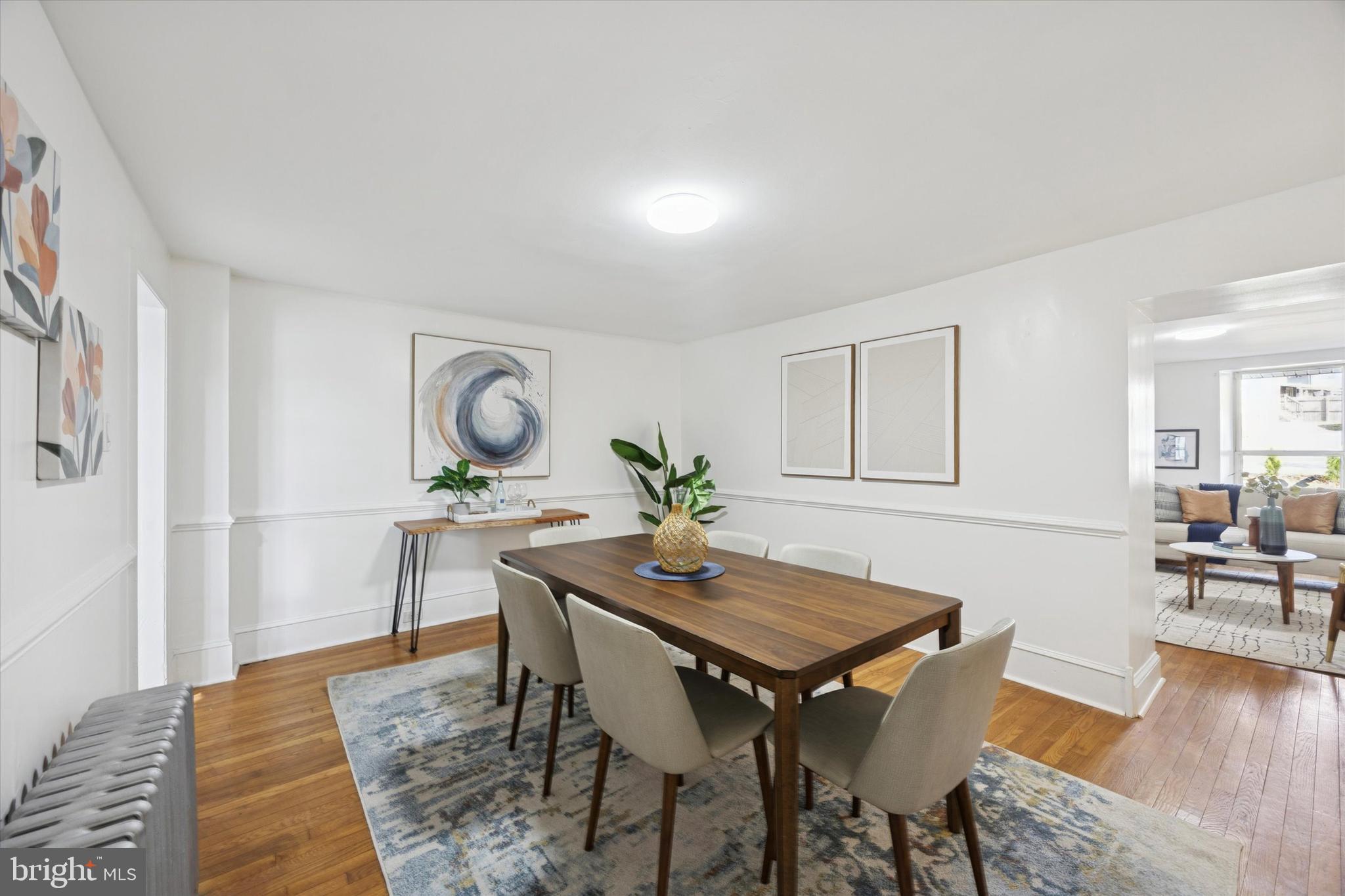 50 Blanchard Road Drexel Hill, PA 19026 - Photo 6 of 35 a view of a dining room with furniture and wooden floor