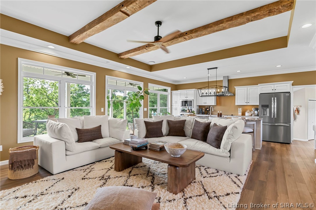 2904 North Rykers Ridge Road Madison, IN 47250 - Photo 61 of 61 Open Floor plan with living room and kitchen