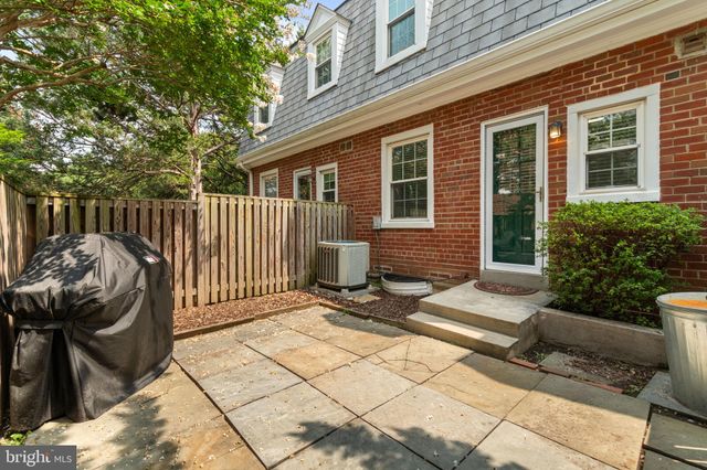 a view of a chair and tables