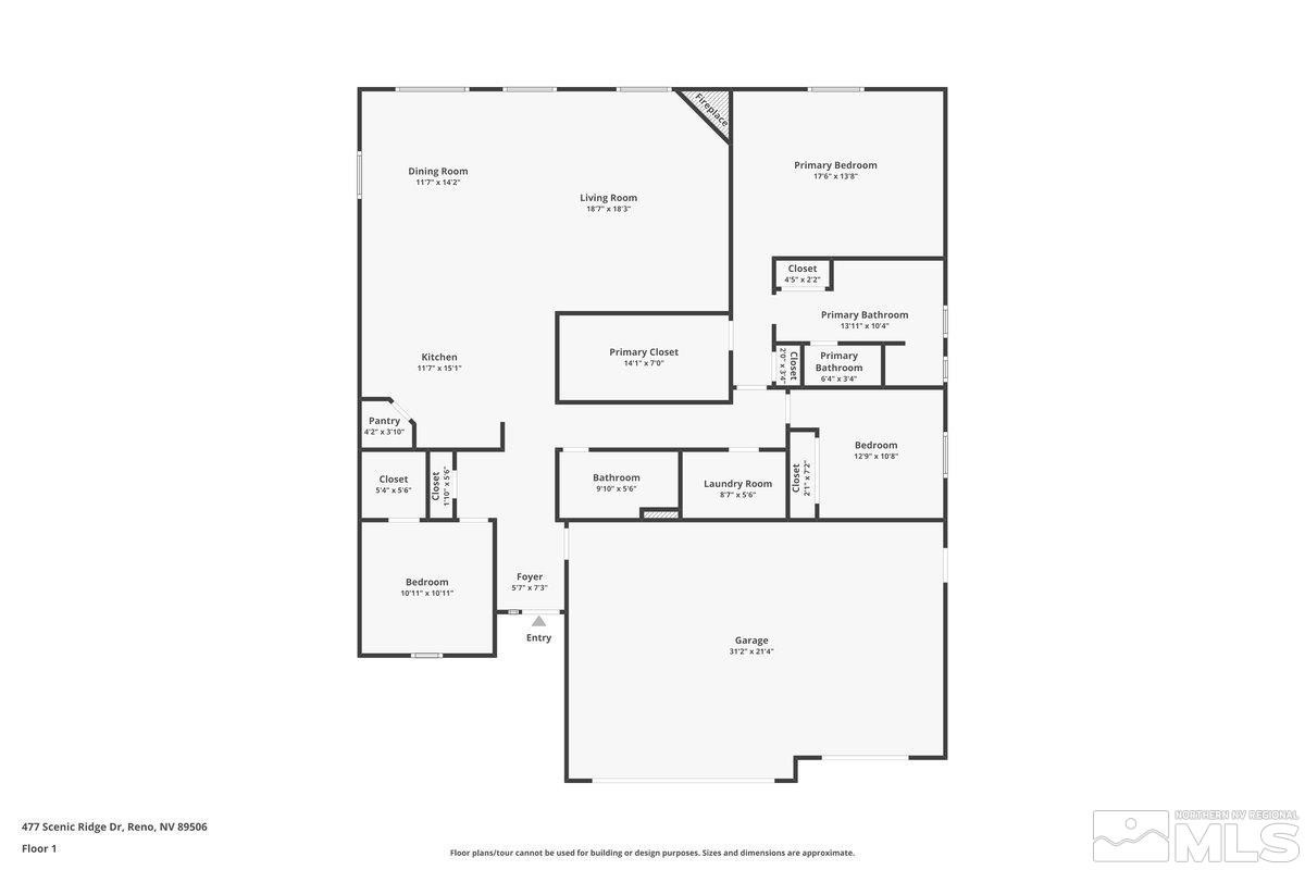 a picture of a floor plan