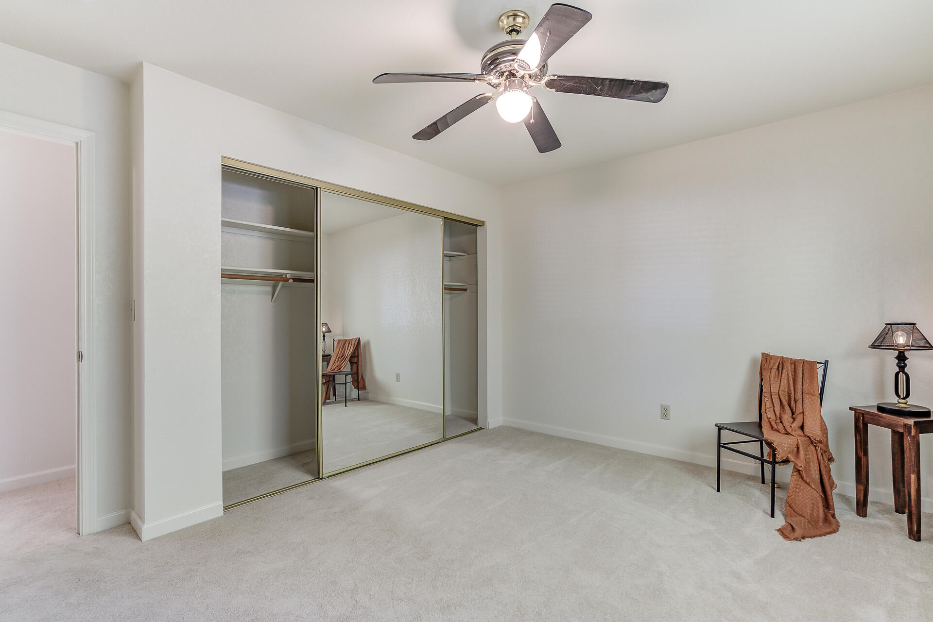 649 Lowe Street Redding, CA 96001 - Photo 18 of 35 an empty room with chandelier fan