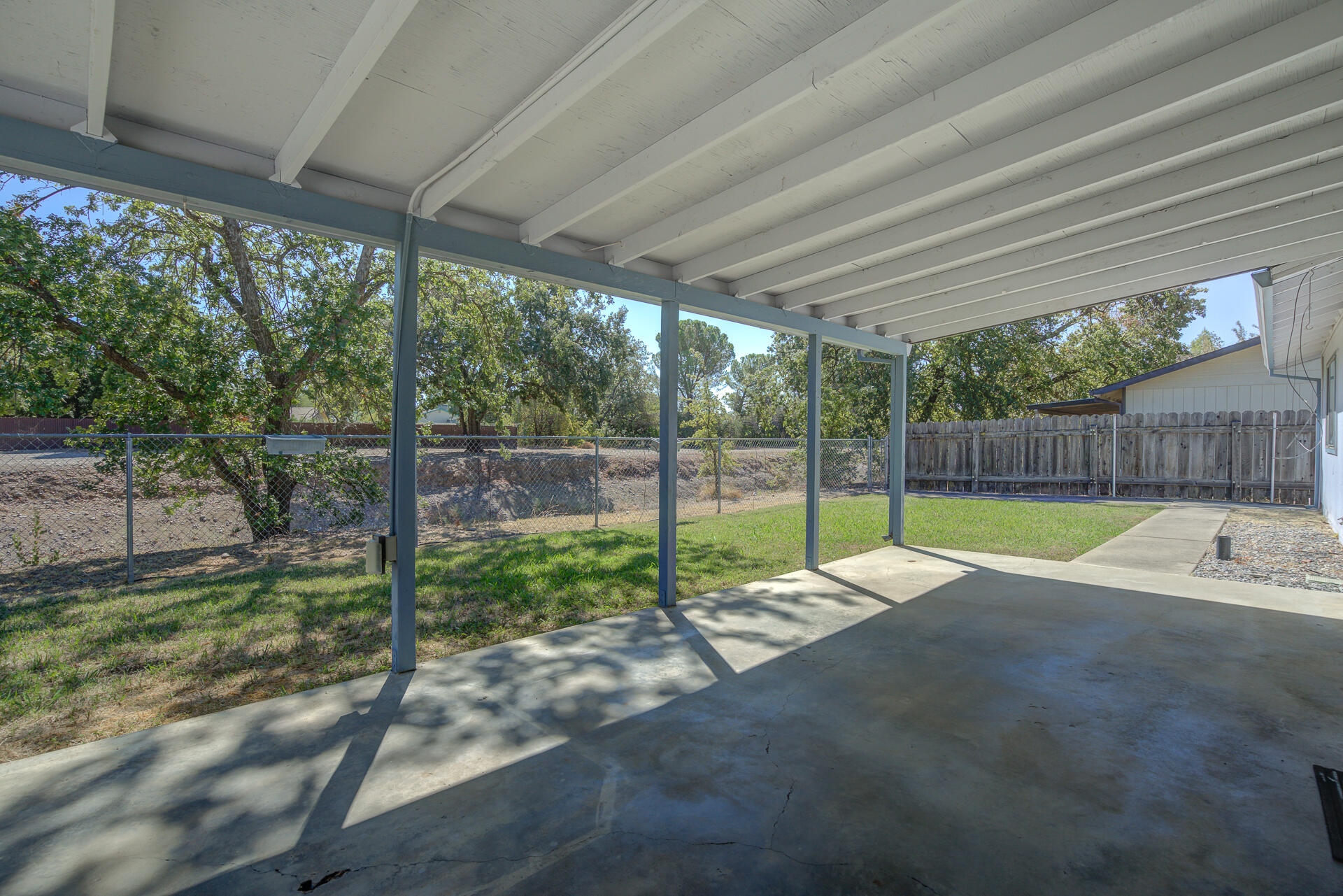 649 Lowe Street Redding, CA 96001 - Photo 19 of 35 a view of a backyard