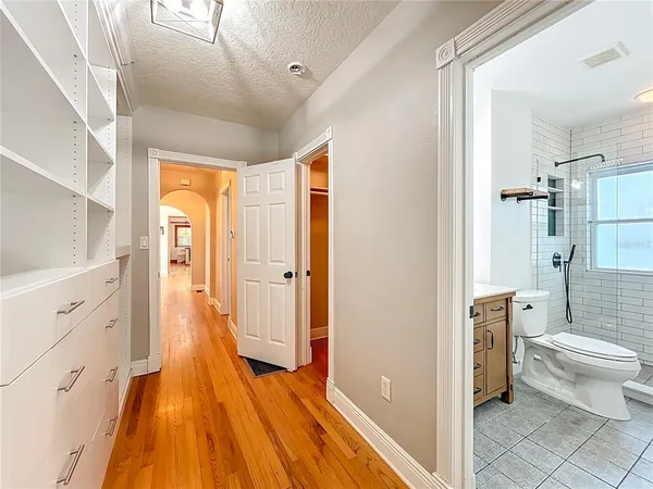 a room with gym equipment