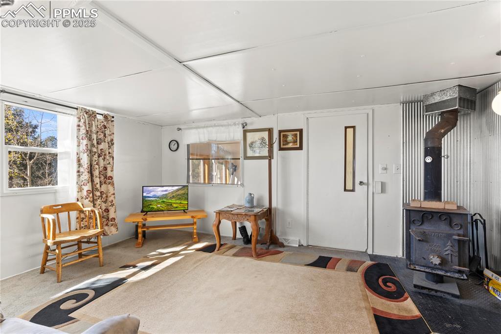 374 Fern Road Woodland Park, CO 80863 - Photo 10 of 31 a view of a livingroom with workspace and a window