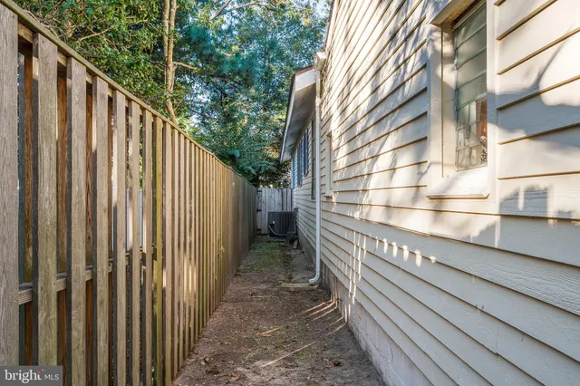 a view of a house with a street