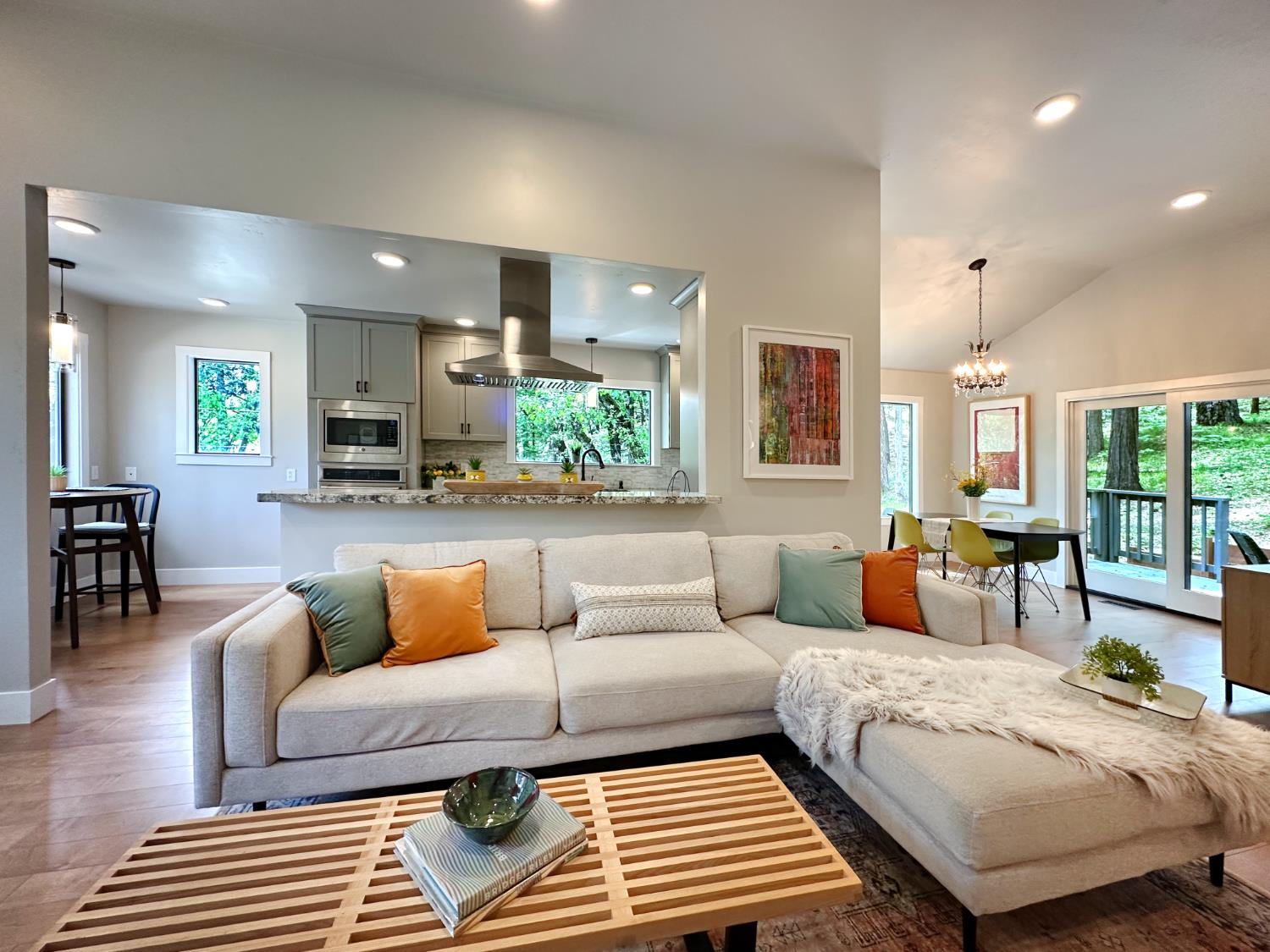 157 Grove Street Nevada City, CA 95959 - Photo 29 of 55 a living room with furniture and wooden floor