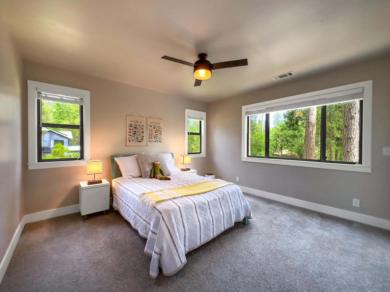 157 Grove Street Nevada City, CA 95959 - Photo 6 of 55 a bedroom with a bed gym equipment and a window