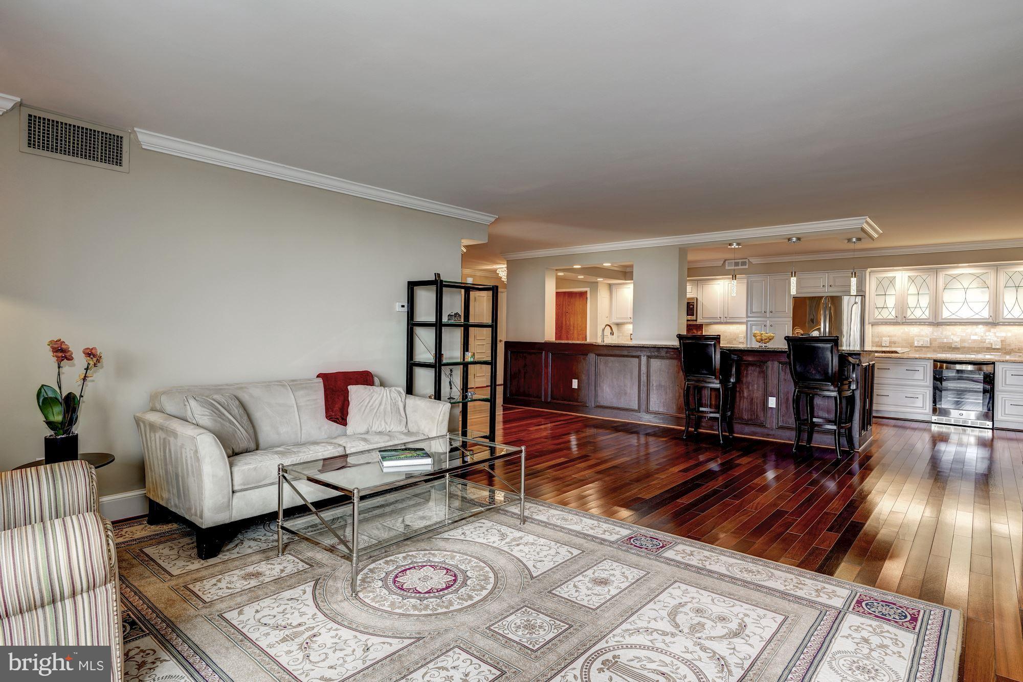 1101 South Arlington Ridge Road, Unit 515 Arlington, VA 22202 - Photo 13 of 36 View from balcony to kitchen