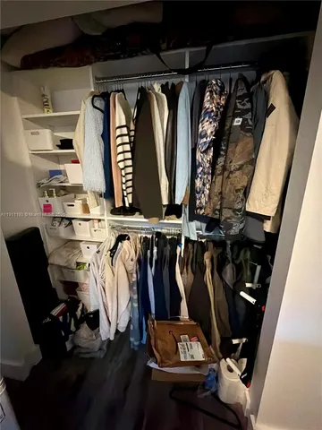 a room with storage and utility