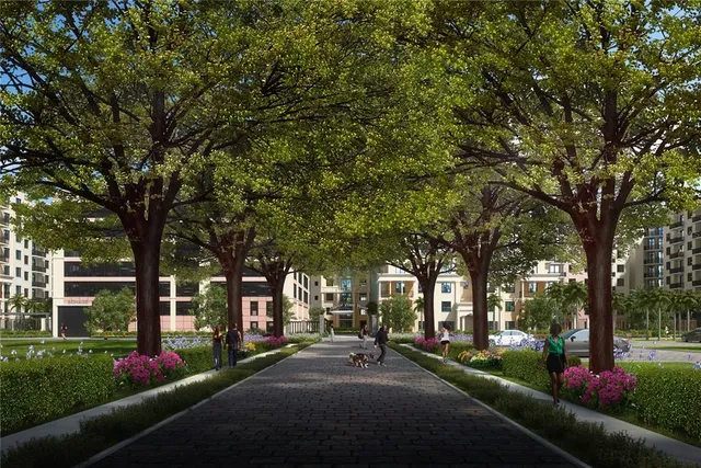 a hallway with wooden floor and staircase