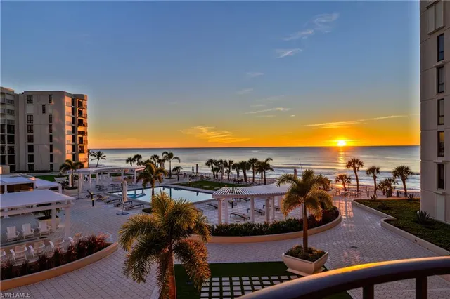 a view of a balcony with city view