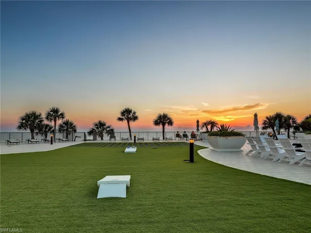 a view of a lake with outdoor space