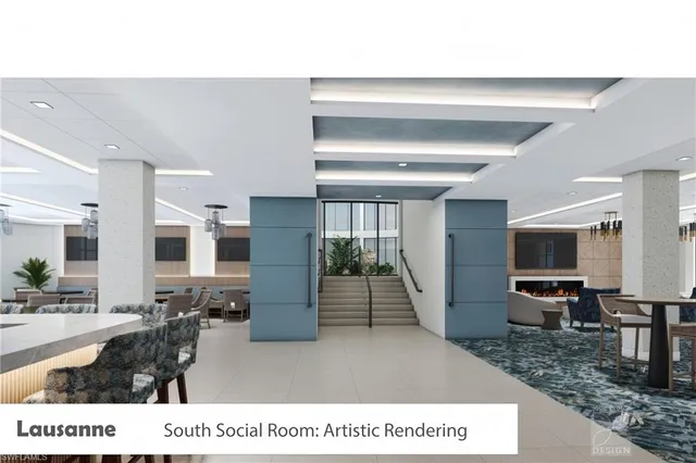 a living room with stainless steel appliances kitchen island granite countertop furniture and a kitchen view