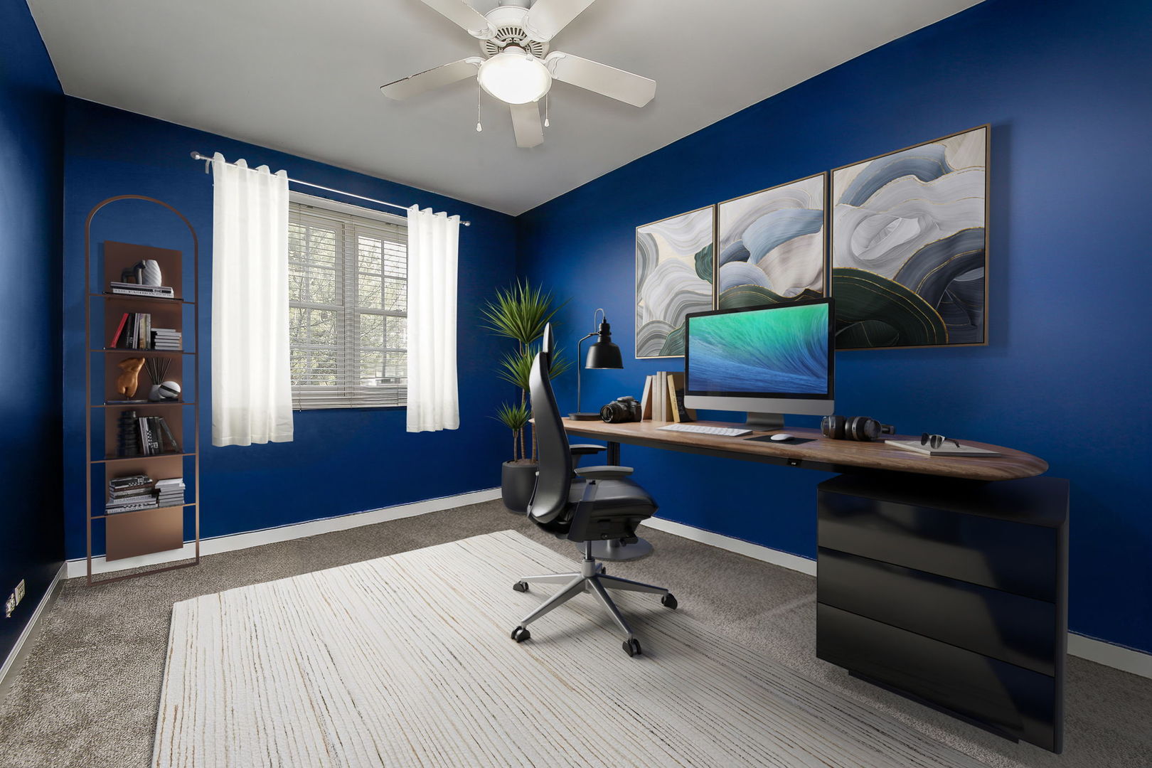 3807 Landsdown Avenue Naperville, IL 60564 - Photo 9 of 29 a bedroom with a bed and a flat screen tv