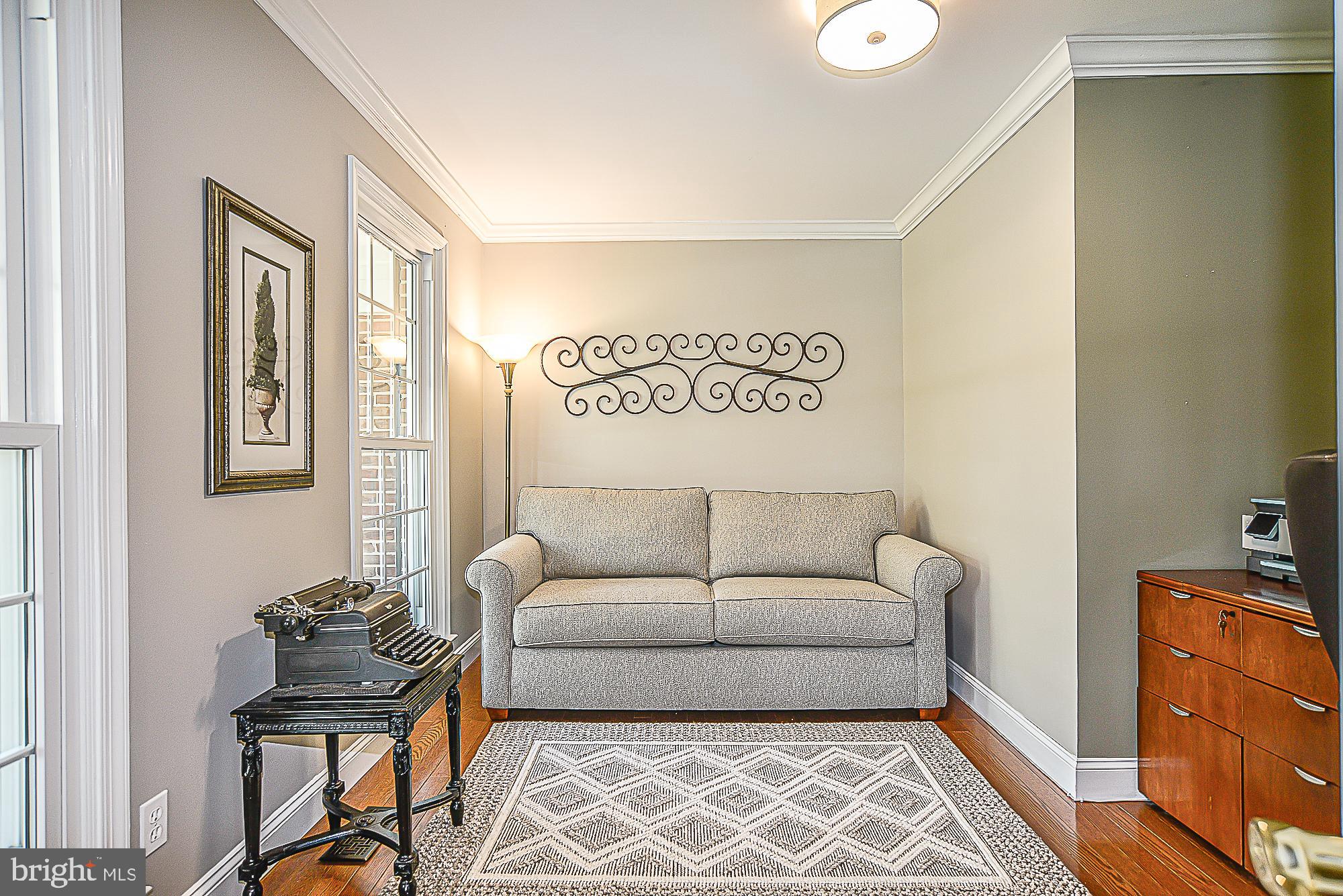 9291 Davis Drive Lorton, VA 22079 - Photo 11 of 57 Private home office with crown molding