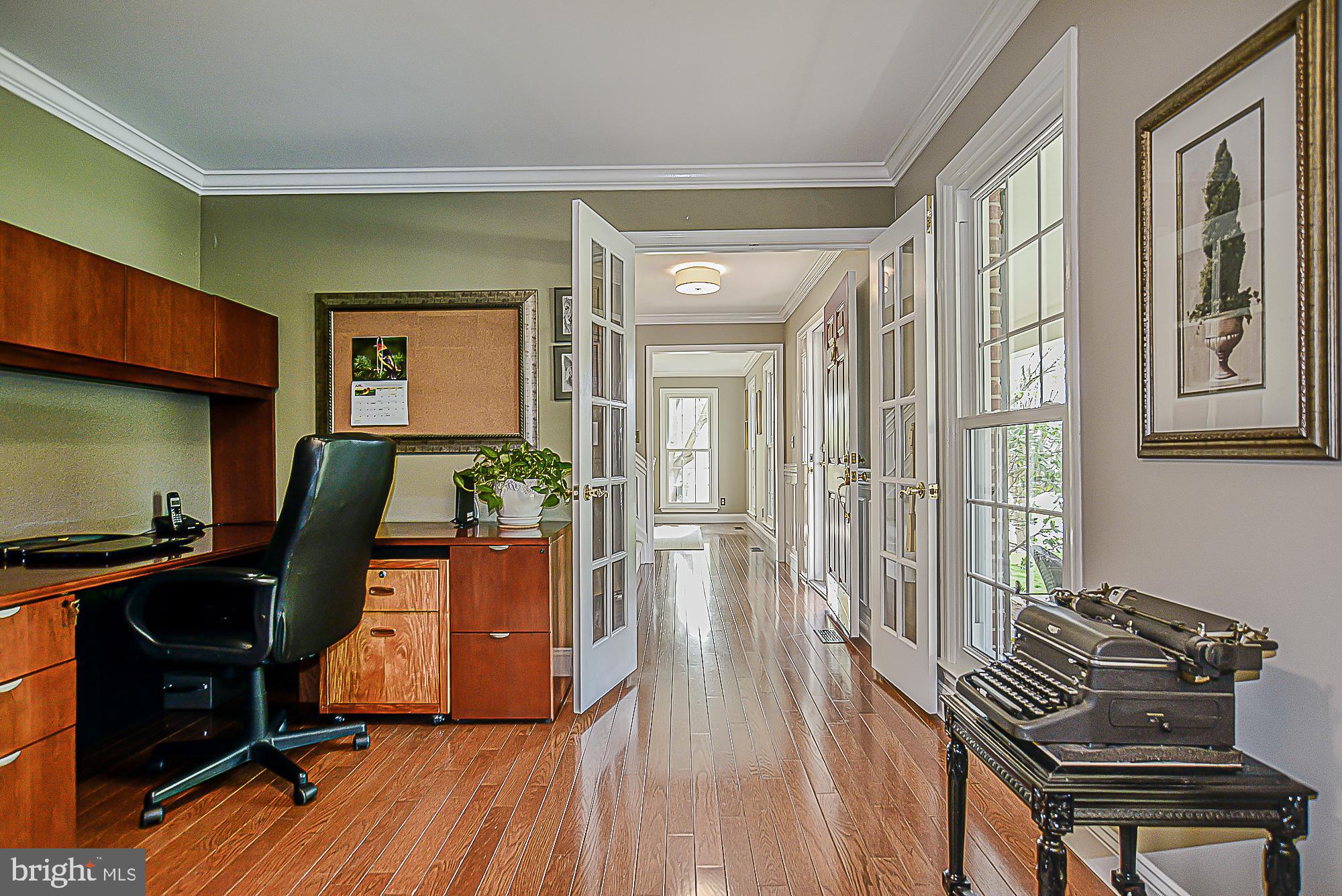 9291 Davis Drive Lorton, VA 22079 - Photo 12 of 57 French doors open to home office