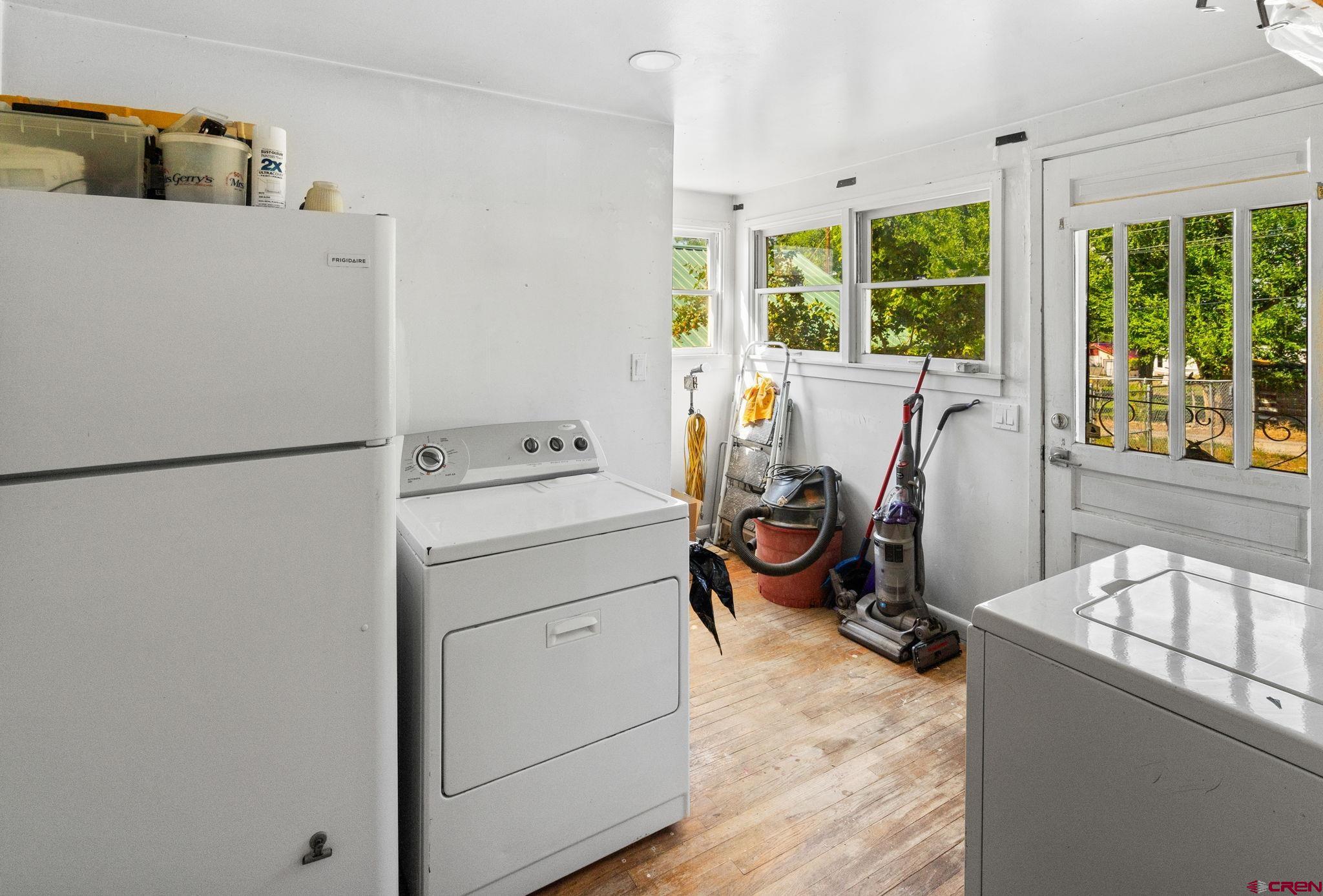 554 Main Street Nucla, CO 81424 - Photo 44 of 44 a view of a storage & utility room with washer and dryer