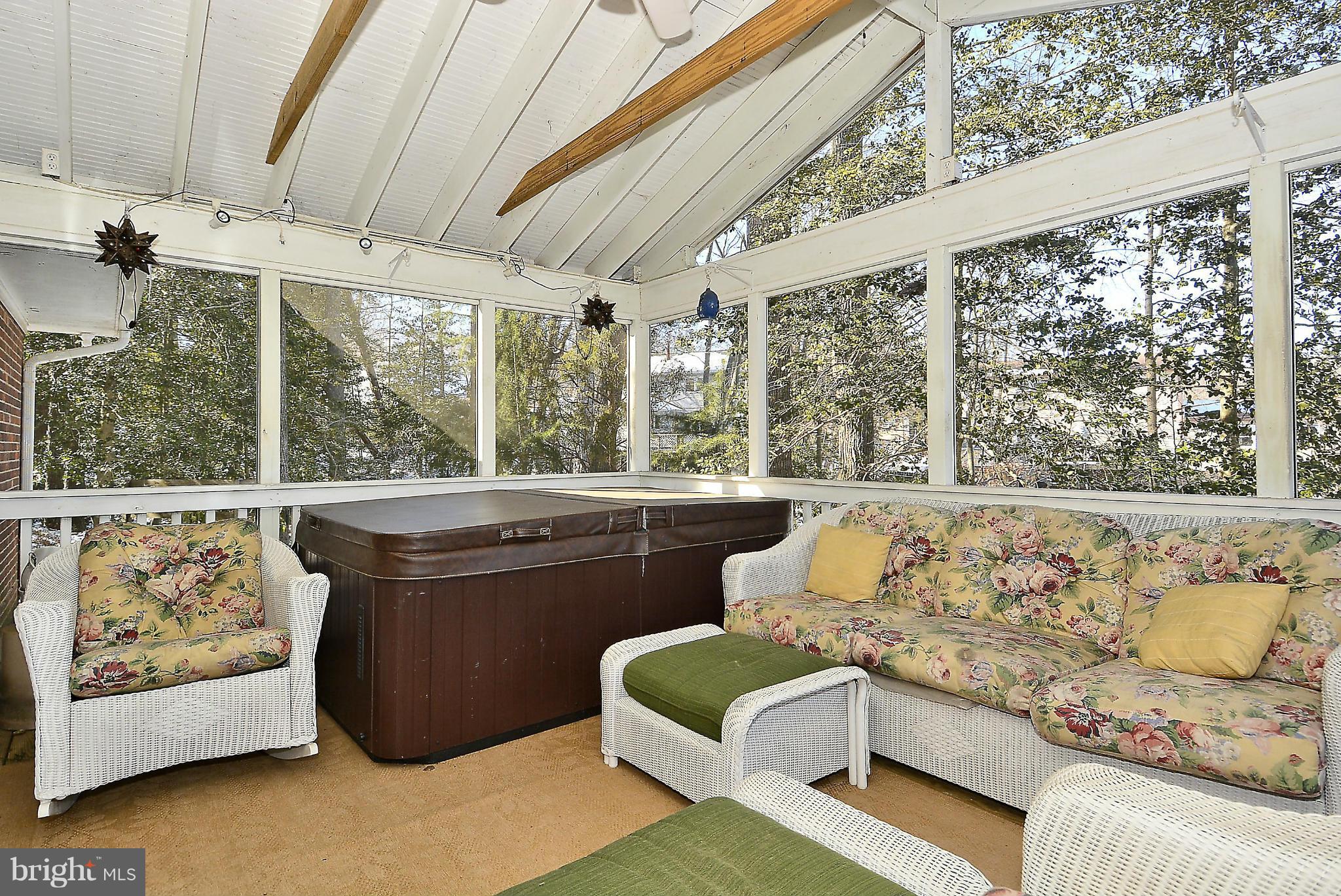 18506 Cabin Road Triangle, VA 22172 - Photo 24 of 30 Hot Tub with VIEWS of Quantico Creek and Trees