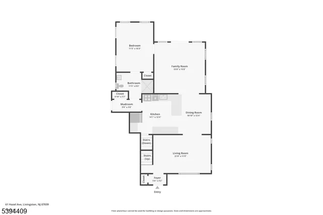 $925,000 | 61 Hazel Avenue, Livingston, NJ 07039