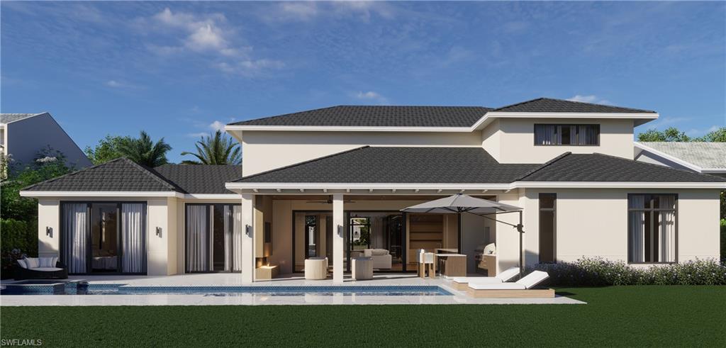 707 Buttonbush Lane Naples, FL 34108 - Photo 3 of 36 Outdoor living, pool and backyard