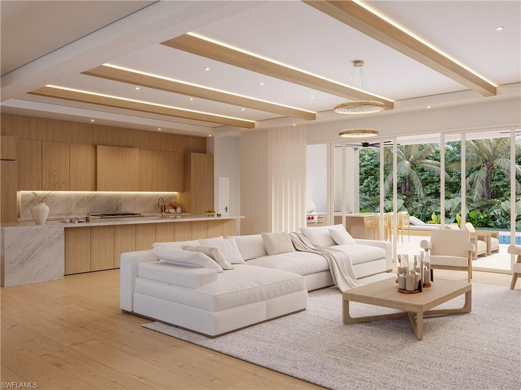 707 Buttonbush Lane Naples, FL 34108 - Photo 4 of 36 Great Room & Dining-rendering