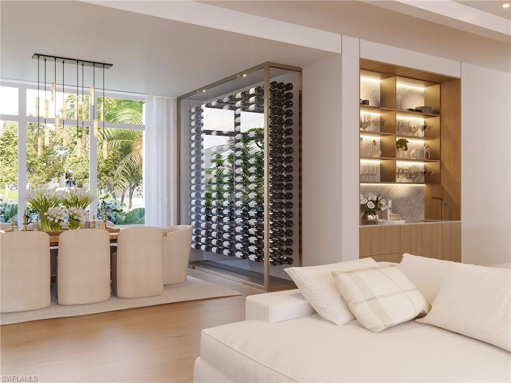 707 Buttonbush Lane Naples, FL 34108 - Photo 6 of 36 Climate Controlled wine cellar & Wet Bar