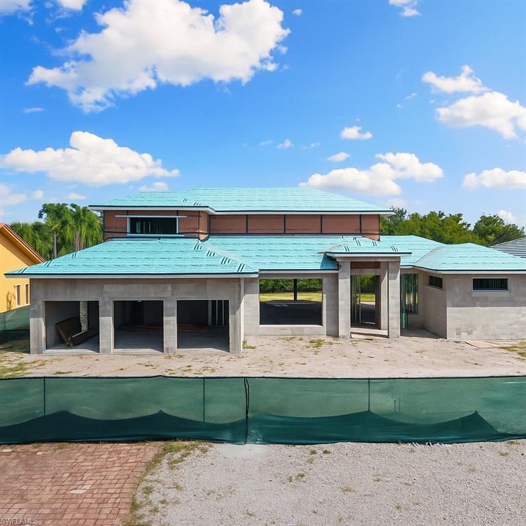 707 Buttonbush Lane Naples, FL 34108 - Photo 9 of 36 Progress Photo of Front of Structure