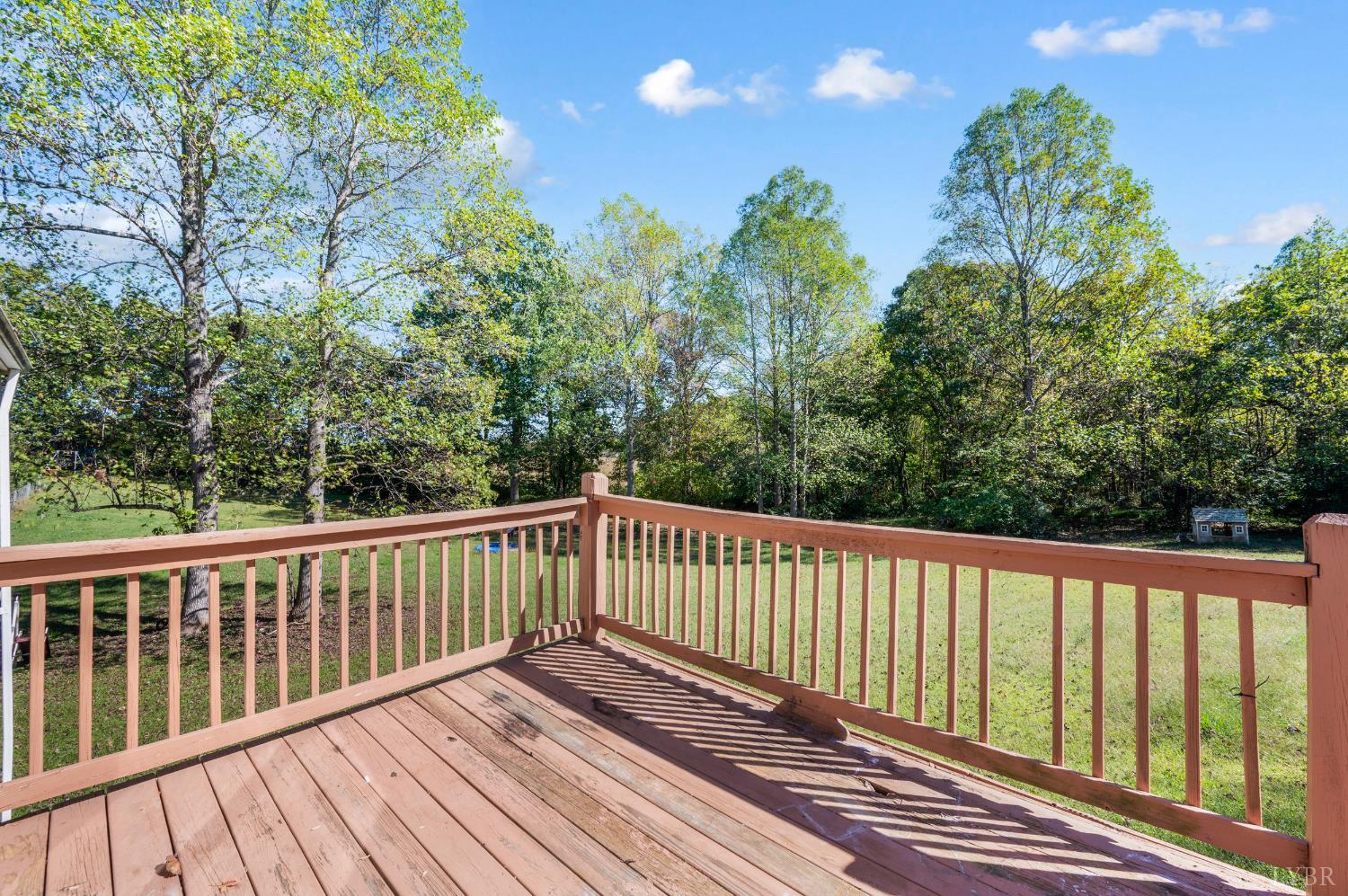 630 Eldon Road Appomattox, VA 24522 - Photo 27 of 37 a view of balcony with wooden floor and fence