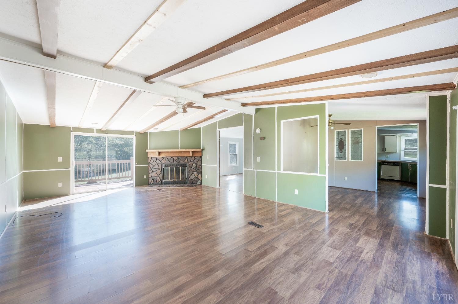630 Eldon Road Appomattox, VA 24522 - Photo 4 of 37 wooden floor in an empty room with a window