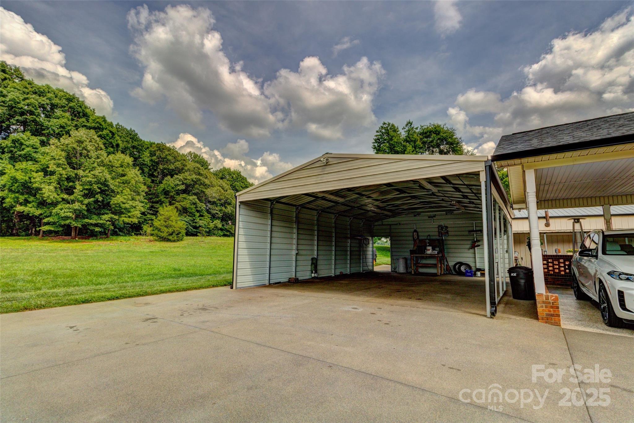 253 Suncrest Road Cherryville, NC 28021 - Photo 15 of 33 a view of a car garage