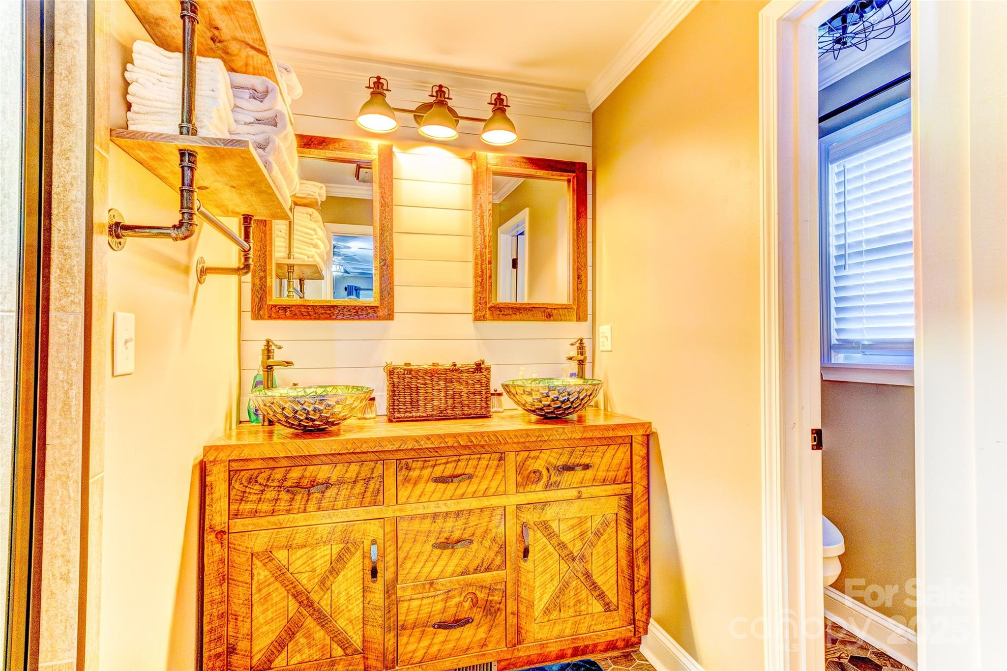 253 Suncrest Road Cherryville, NC 28021 - Photo 30 of 33 a bathroom with a sink and a mirror