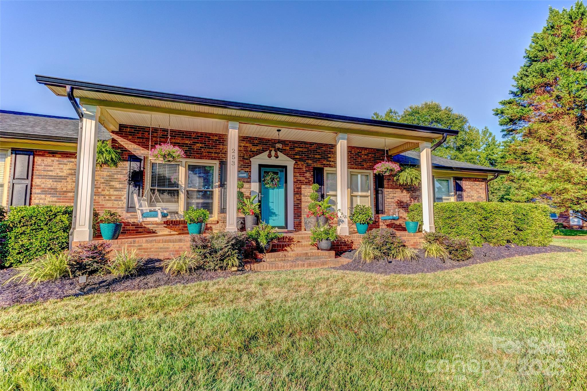 253 Suncrest Road Cherryville, NC 28021 - Photo 5 of 33 front view of a house with a porch